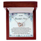To My Beautiful Mom | Thank You - Interlocking Hearts necklace